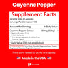 Image of Healthfare Cayenne Pepper Extract, 600mg | 200 Veg Capsules | 45,000 HU