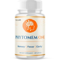 (1 Pack) Phytomem One Advanced Brain Supplement PhytomemOne 60 Capsules