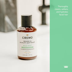 Wild Mint Beard and Scruff Softener - Conditions and Softens Coarse Facial Hair in 30 Seconds, 6 Fl Oz