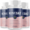 Image of (3 Pack) NerveSalt Nootropic Natural Nerve Support Formula Nerve Salt 180 Capsules