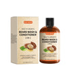 Image of East Moon 2 In 1 Facial Hair Conditioner, Men's Facial Hair Gentle Cleaning Care Repair And Frizz Nourishing