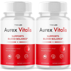(2 Pack) Aurex Vitalis Advanced Blood Health Support AurexVitalis 120 Capsules