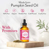 Image of Pumpkin Seed Oil for Hair Growth 2 Oz, 100% Pure Pumpkin Seeds Oil for Skin and Nails - Natural Pumpkin Seed Extract for Moisturizing Scalp, Dry and Rough Skin
