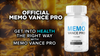 Image of (3 Pack) Memo Vance Pro Advanced Natural Brain Support MemoVancePro 180 Capsules