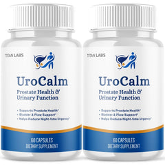 (2 Pack) UroCalm Advanced Prostate & Bladder Support Formula Uro Calm 120 Capsules