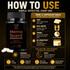 Image of Memo Guard Natural Brain Health Support Formula MemoGuard 180 Capsules