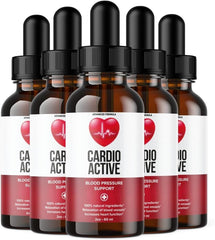 Cardio Active Blood Sugar Support Supplement Drops - 5 Pack, 60 ML