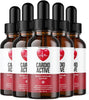 Image of Cardio Active Blood Sugar Support Supplement Drops - 5 Pack, 60 ML