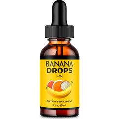 Banana Drops, Banana Liquid Drops Blood Support Formula Supplement (1 Pack)