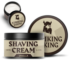 Men's Shaving Cream, Vanilla Scent, 5.3 Fl Oz - Moisturizing Formula for Sensitive Skin, Soothes and Protects Against Irritation