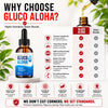 Image of Gluco Aloha Drops Advanced Blood Health Support Formula GlucoAloha 90 Servings
