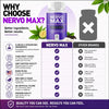 Image of (1 Pack) Nervo Max Nootropic Natural Nerve Support Formula NervoMax 60 Capsules
