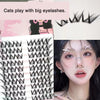 Image of Sunflower Comics Pure Desire Eyelash Simulation Natural Thickening Large Segmented Trilogy False Eyelash Laziness