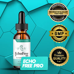Echofree Pro Liquid Drops - Advanced Tinnitus Support (3 Pack, 6 Oz)