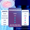 Image of (3 Pack) CogniSurge Nootropic All Natural Formula Brain Supplement 180 Capsules
