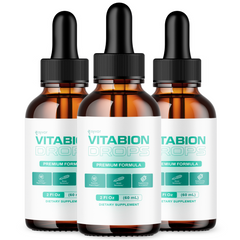 (3 Pack) Vitabion Blood Support Drops Vita Bion Vitamin Supplement 90 Servings