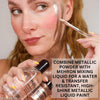 Image of Makeup Metallic Powder (0.17 oz) with Mixing Liquid (1 oz) - Silver