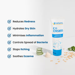 Grahams Natural Eczema Cream - 176 Ounce Moisturizing Treatment for Itchy Skin