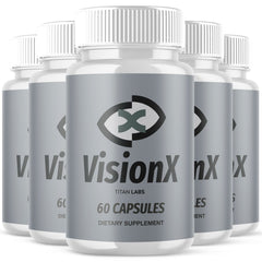 (5 Pack) VisionX Advanced Support for Healthy Eye Function Vision X 300 Capsules