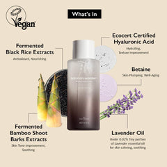Wonder Black Rice Hyaluronic Toner, 10.1 Fl Oz - Deep Hydration for Glass Skin, Vegan and Cruelty-Free Korean Skincare