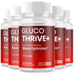 (5 Pack) Gluco Thrive Advanced Blood Health Support Vitamin GlucoThrive 300 Capsules