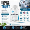 Image of Synaptril Natural Brain Health Support Formula Synap Tril 180 Capsules