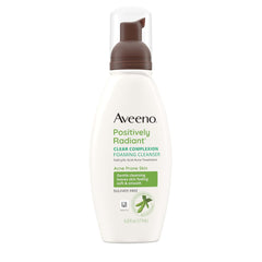 Clear Complexion Foaming Facial Cleanser - Oil-Free Formula with Soy Extract & 0.5% Salicylic Acid for Acne-Prone Skin, Sulfate-Free & Hypoallergenic, 6 Fl. Oz