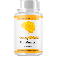 (1 Pack) Honey Shield Natural Brain Support HoneyShield 60 Capsules