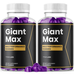 (2 Pack) Giant Max ACV Gummy Male Health Support Supplement GiantMax 120 Gummies