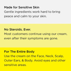 Seborrheic Dermatitis Relief Face Cream with MCT Oil and Squalane