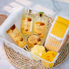Image of Spa Gift Basket for Women - 8-Piece Honey Almond Bath Set with Bath Bombs and Bubble Bath, Perfect for Relaxation, Birthdays, Christmas, and Thank You Gifts