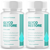 Image of (2 Pack) Glyco Restore Advanced Blood Support Formula GlycoRestore 120 Capsules