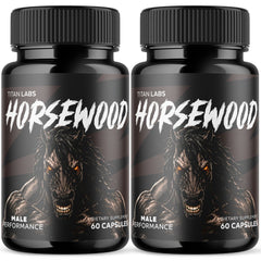 (2 Pack) Horsewood Advanced Male Health Support Formula Horse Wood 120 Capsules