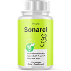 (1 Pack) Sonarel Pills Ear Health Support & Tinnitus Relief Sona Rel 60 Capsules