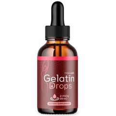 (1 Pack) Gelatin Drops Natural Health & Fitness Formula Supplement 30 Servings