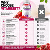 Image of (2 Pack) VitaReset ACV Gummys 1000MG Advanced Vita Reset Supplement 120 Gummies