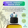 Image of Shavestix Coconut Milk Shaving Cream Stick 2.75 Oz - Travel-Friendly Hair Removal Solution for Women | Ideal for Razors and Shavers, Alternative to Gel, Soap, and Foam