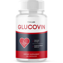 (1 Pack) Glucovin Advanced Blood Health Support Formula Gluco Vin 60 Capsules