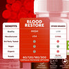 Image of (5 Pack) Blood Restore Advanced Blood Support Supplement BloodRestore 300 Capsules
