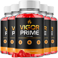 (5 Pack) Vigor Prime Gummy Advanced Male Support Formula VigorPrime 300 Gummies