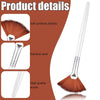 Image of 14-Piece Fan Brush Set for Facial Makeup Application (Brown)