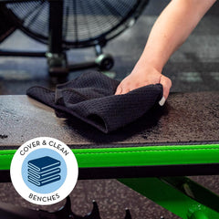 Microfiber Fitness Towel for Gym and Yoga Workouts