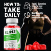 Image of (3 Pack) Slim 3 ACV Gummys 1000MG Advanced Slim Three Supplement 180 Gummies