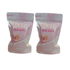 2 Bars Glutaberry Bleaching Soap by Bella Amore Skin, 135G Each