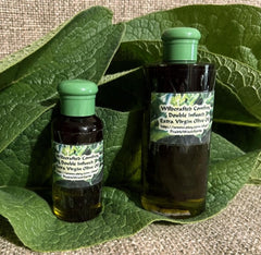 Double Infused Comfrey Oil 4 Fl Oz Wild-Crafted Made to Order Prairiewoodspr