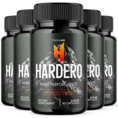 (5 Pack) Hardero Advanced Male Support Supplement Hard Ero 300 Capsules