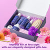 Image of Bath and Body Gift Basket for Women and Men - Lavender Relaxing Spa Set with Massage Body Rush, Bath Bomb - Birthday Gifts for Her, Mom - Unique Self Care Idea