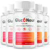 Image of (5 Pack) Gluco Nour Advanced Blood Health Support Formula GlucoNour 300 Capsules