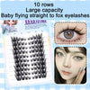 Image of Sunflower Comics Pure Desire Eyelash Simulation Natural Thickening Large Segmented Trilogy False Eyelash Laziness