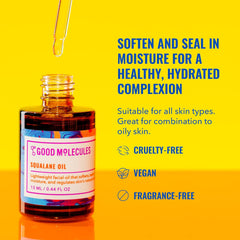 Squalane Oil - Hydrating Moisturizer for Face, Skin, and Hair, Enhancing Plumpness, Firmness, and Anti-Aging Benefits
